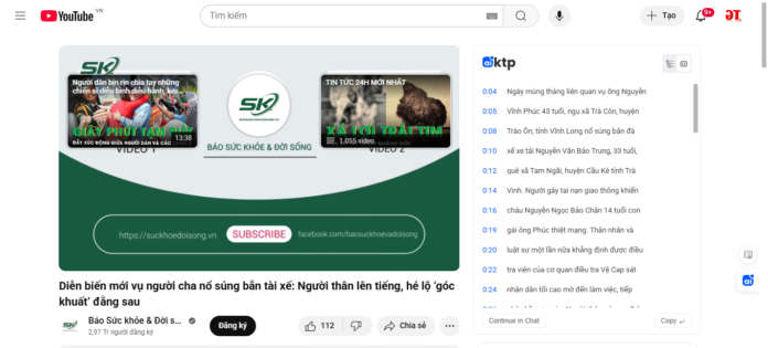 lay van ban doan video youtube bang aiktp