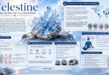 Celestine – Viên đá của bầu trời và sự thanh khiết